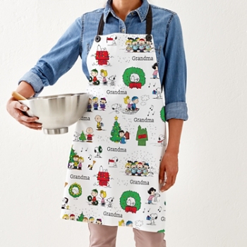 PEANUTS® Holiday Mixed Print Apron